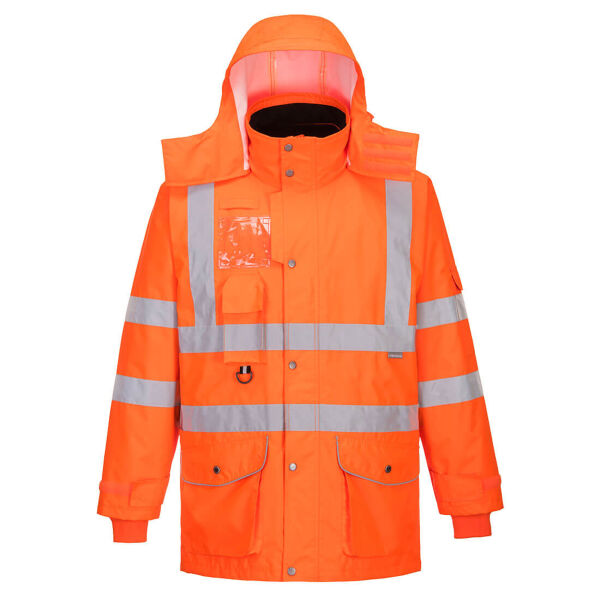     RT27 - Hi-Vis Breathable 7-in-1 Traffic Jacket Thumbnail